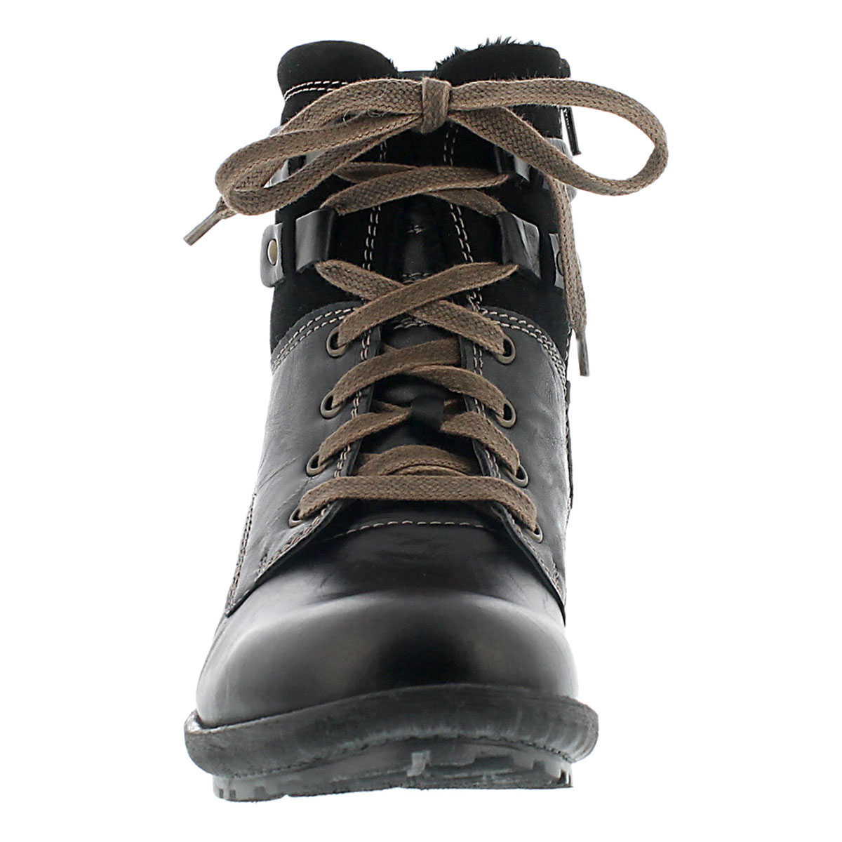 Bottines Sandra 14, cuir noir, femmes