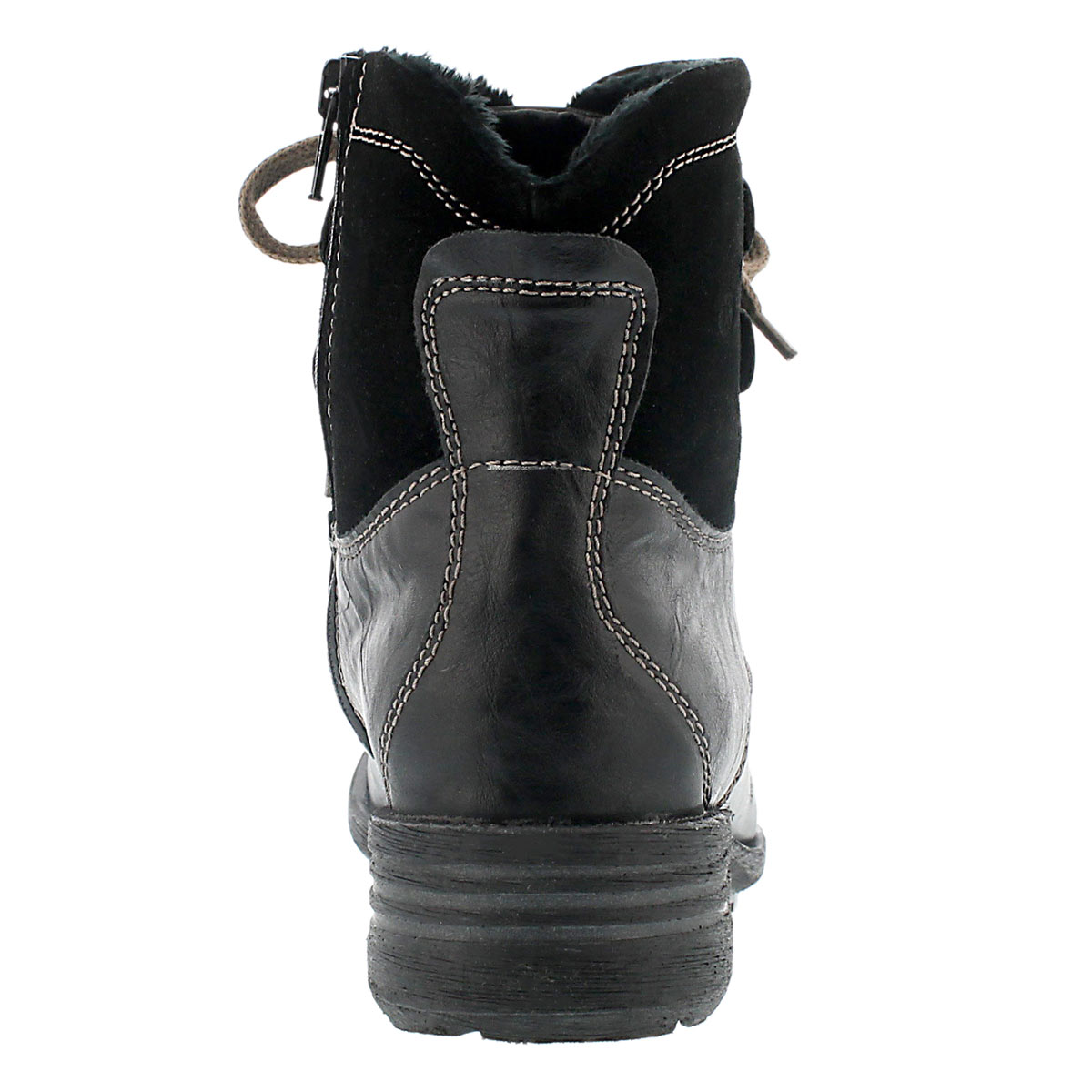 Bottines Sandra 14, cuir noir, femmes