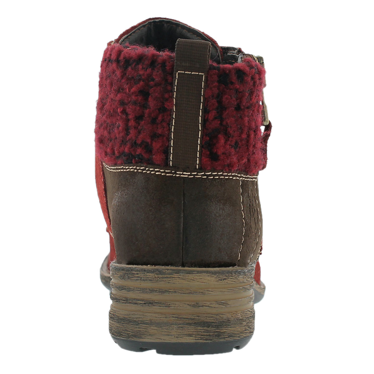 Lds Sandra 28 carmin ankle boot