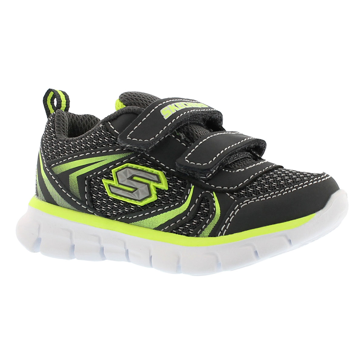 Inf Mini Sprint char/lime 2 strp sneaker