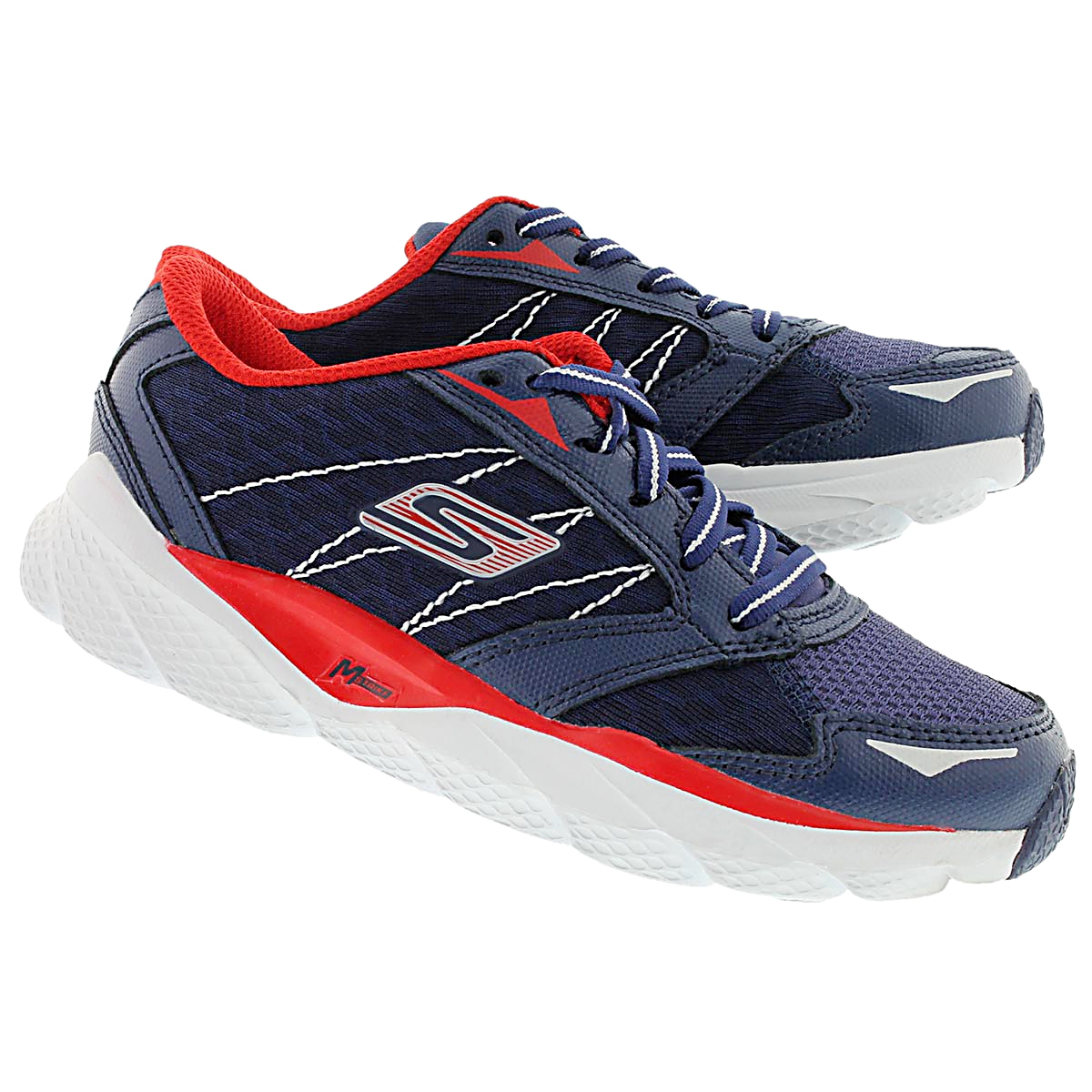 Bys Ultra Ride navy/red lace up runner