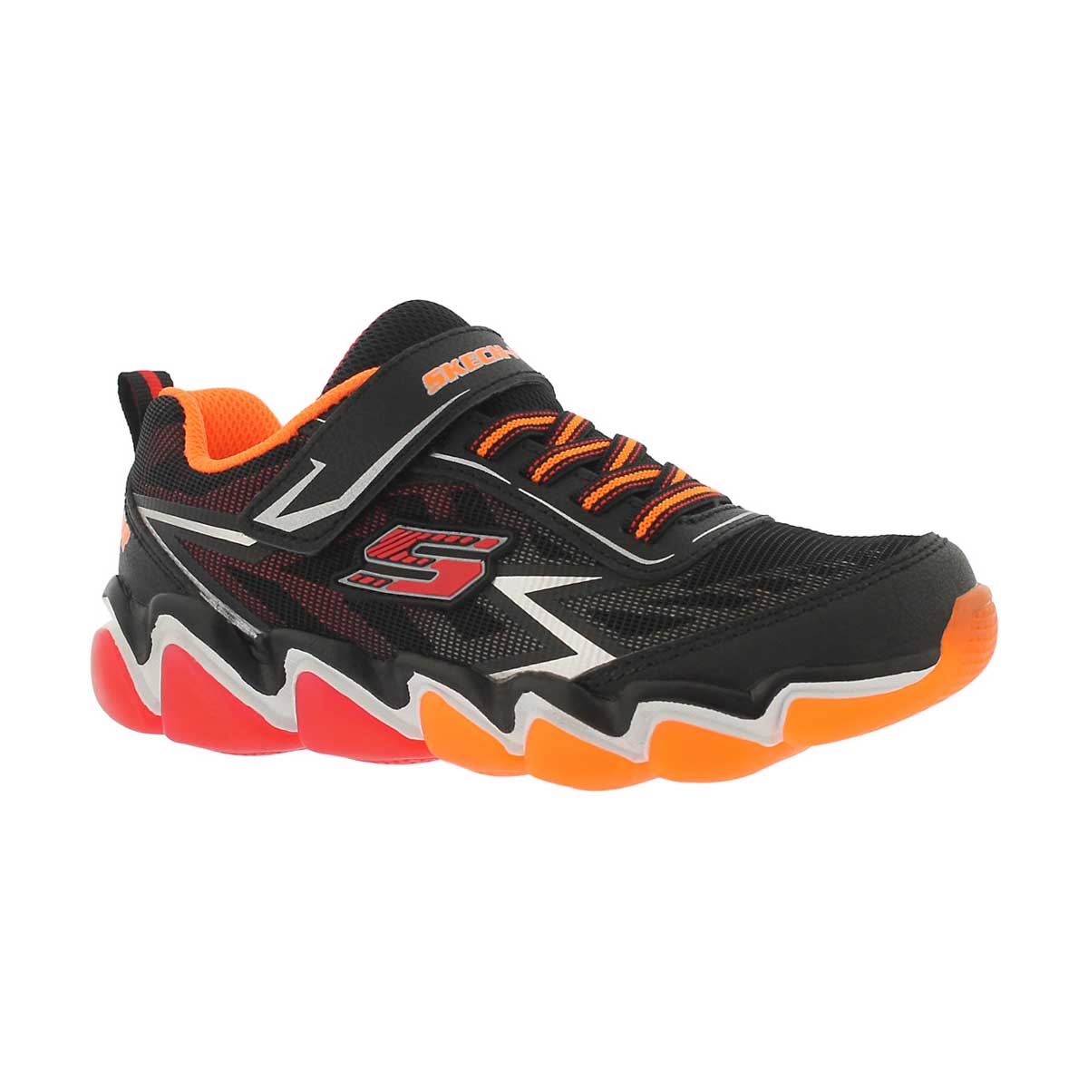 Boys' SKECH-AIR 3.0 black/red sneakers
