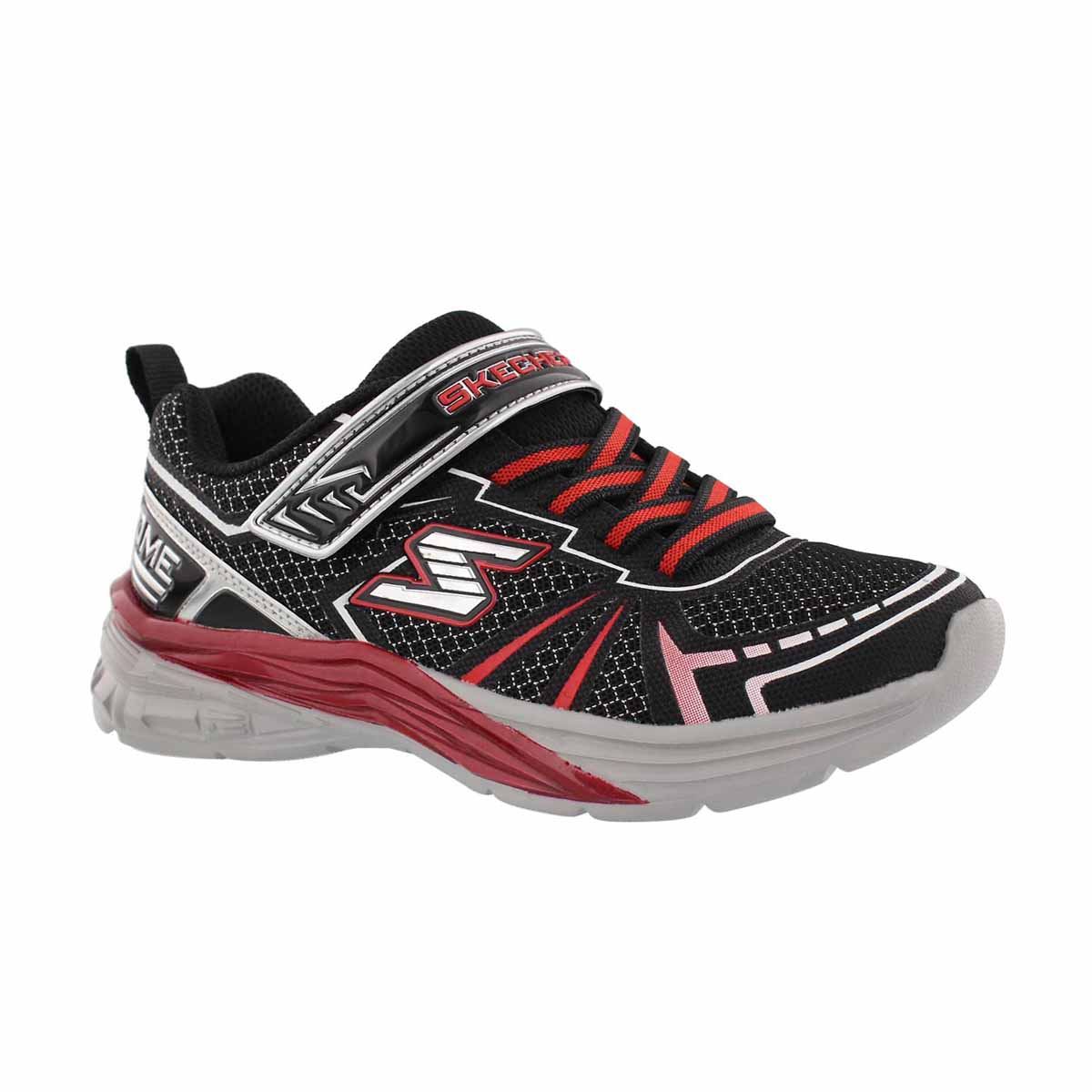 Boys' Dovex black/red sneakers