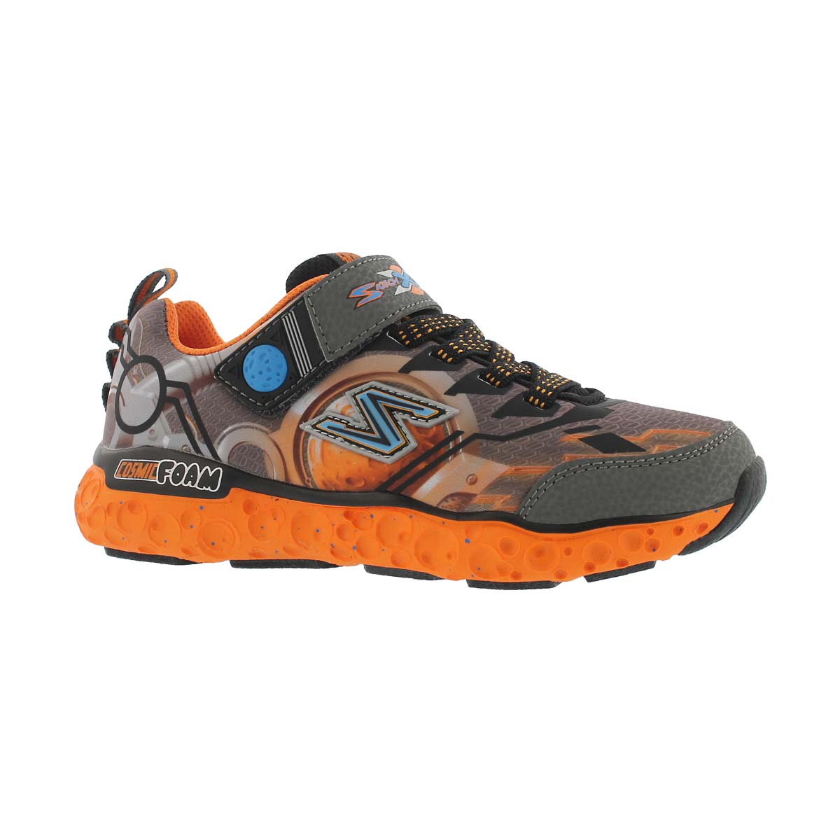 Boys' COSMIC FOAM FUTURIST gry/org sneakers