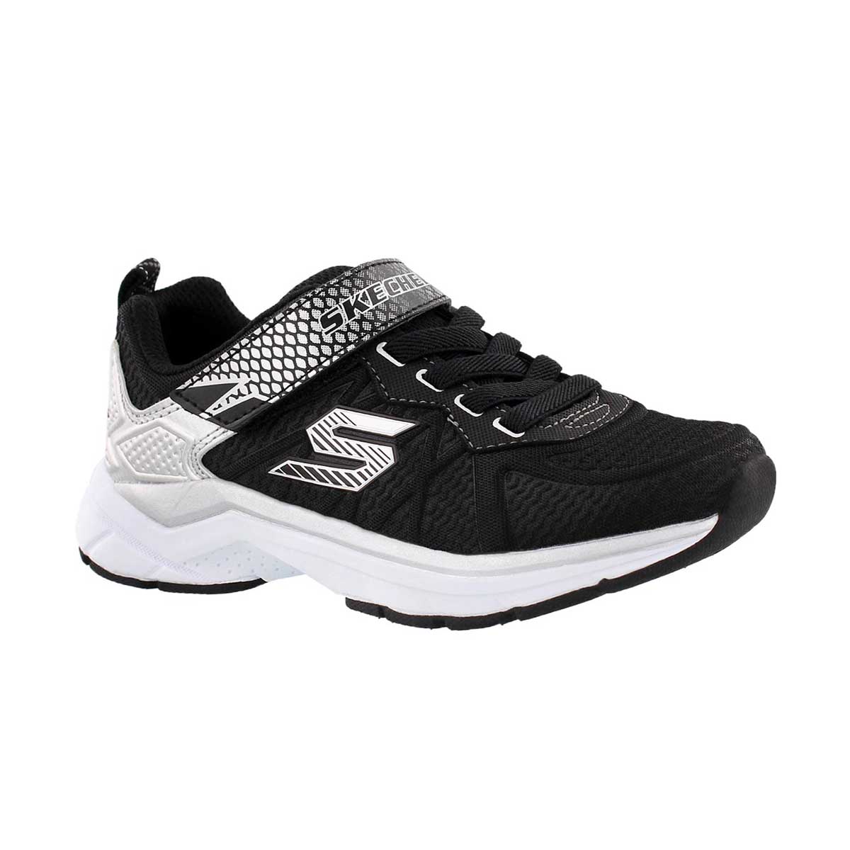 Bys Ultrasonix blk/sliver sneaker