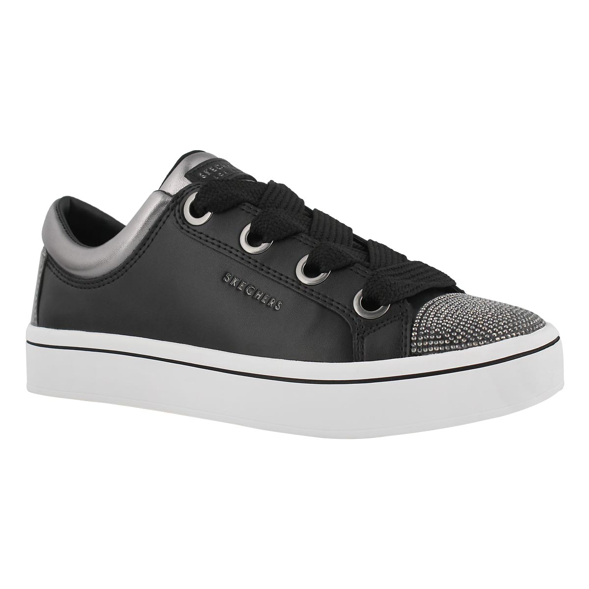 Women's HI-LITES black/pewter lace up sneakers