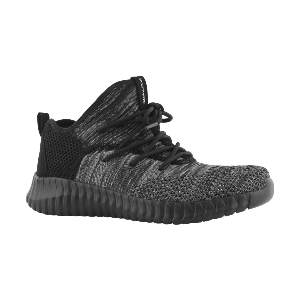 Bys Elite Flex blk/gry lace up sneaker