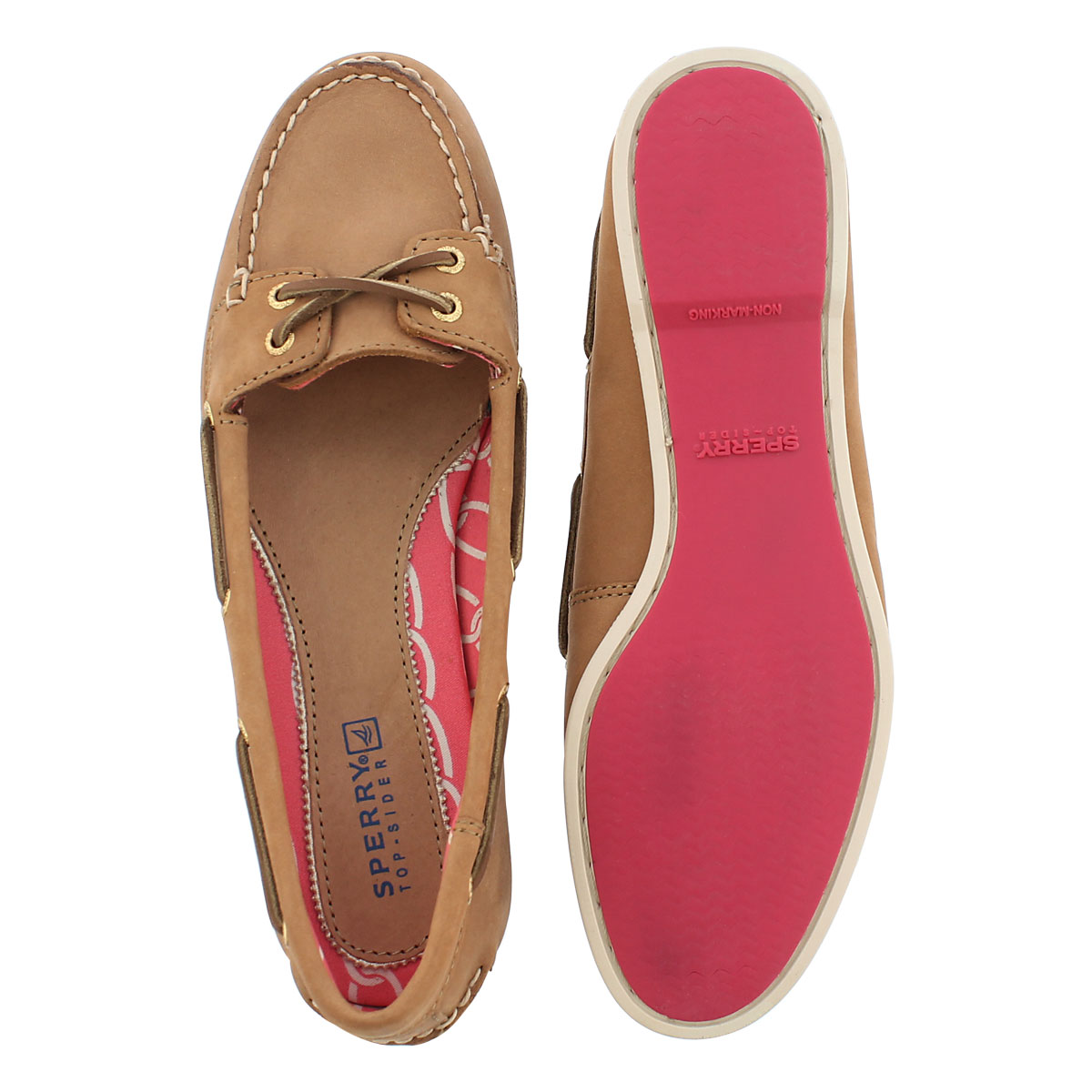 Lds Audrey desert leather boat shoe