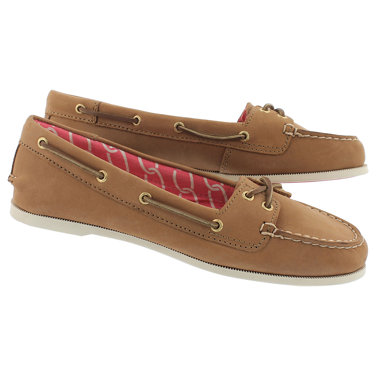 Lds Audrey desert leather boat shoe