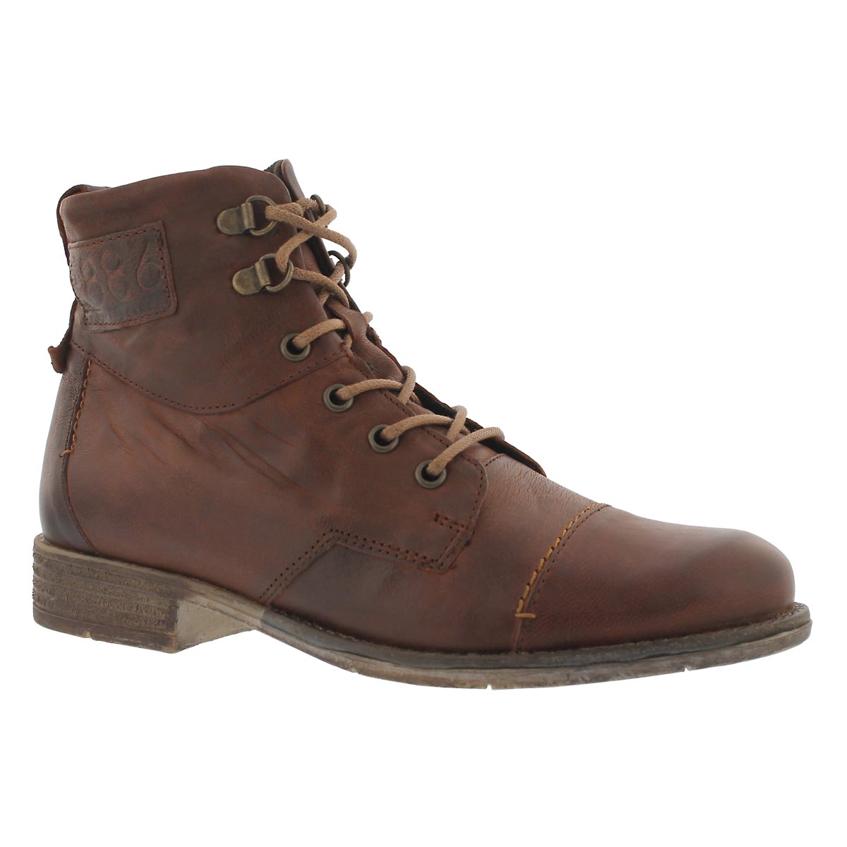 Lds Sienna 17 camel tall ankle boot