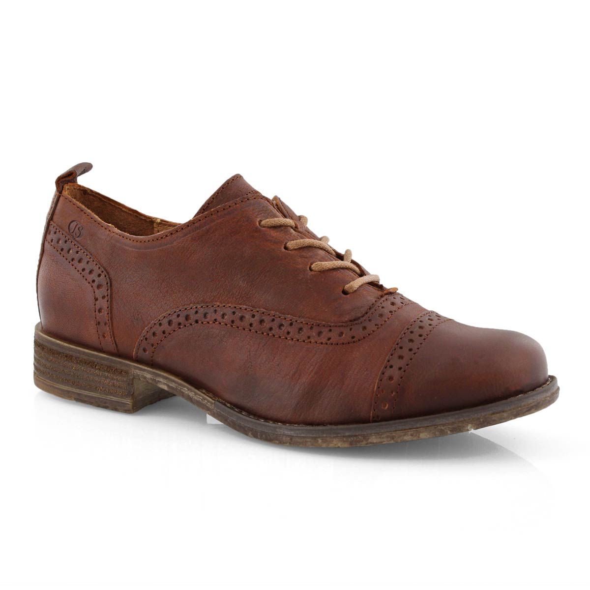 Lds Sienna 73 camel casual oxfords