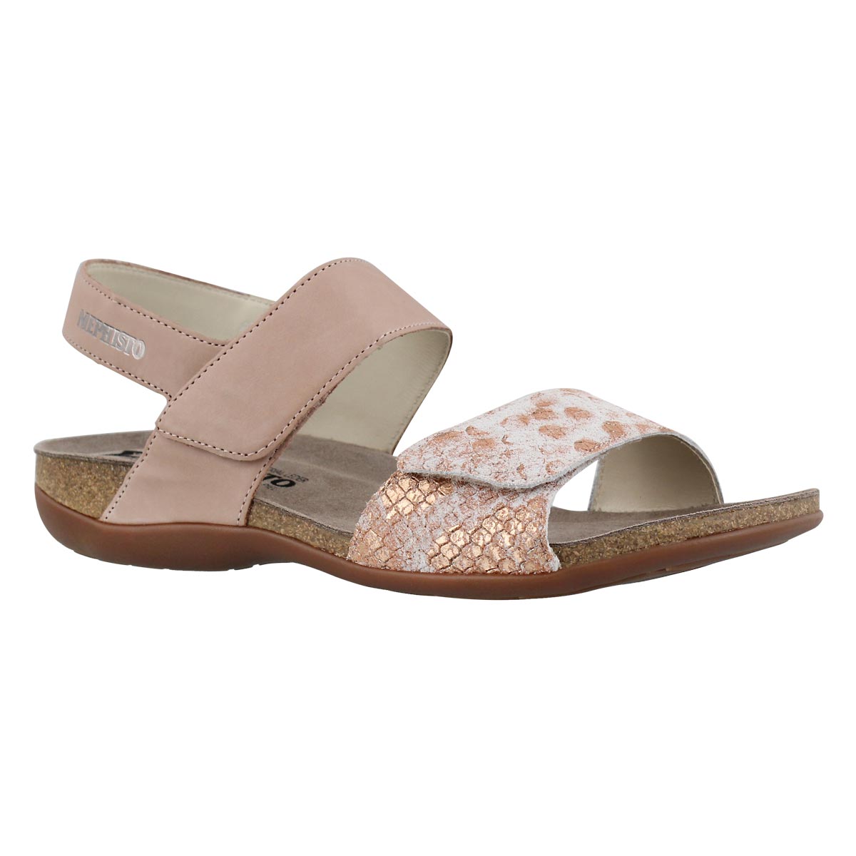 Women's AGAVE nude cork footbed sandals