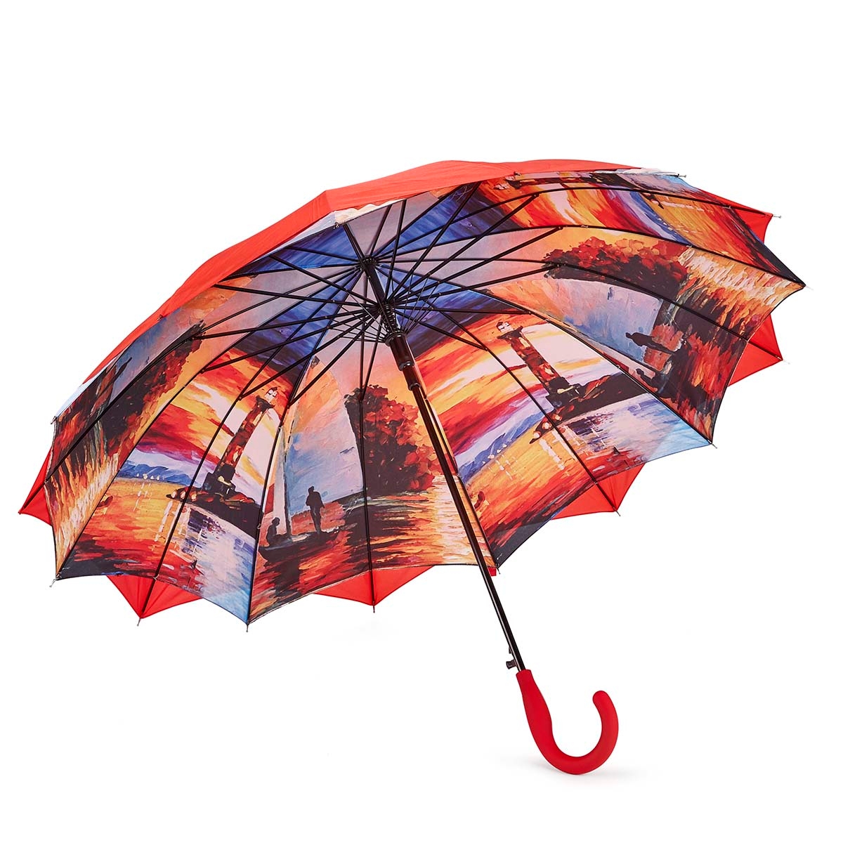 AUSTIN HOUSE PANEL STICK red umbrella