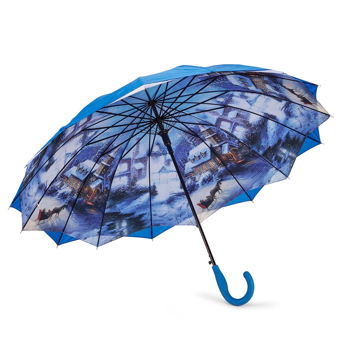 AUSTIN HOUSE PANEL STICK blue umbrella