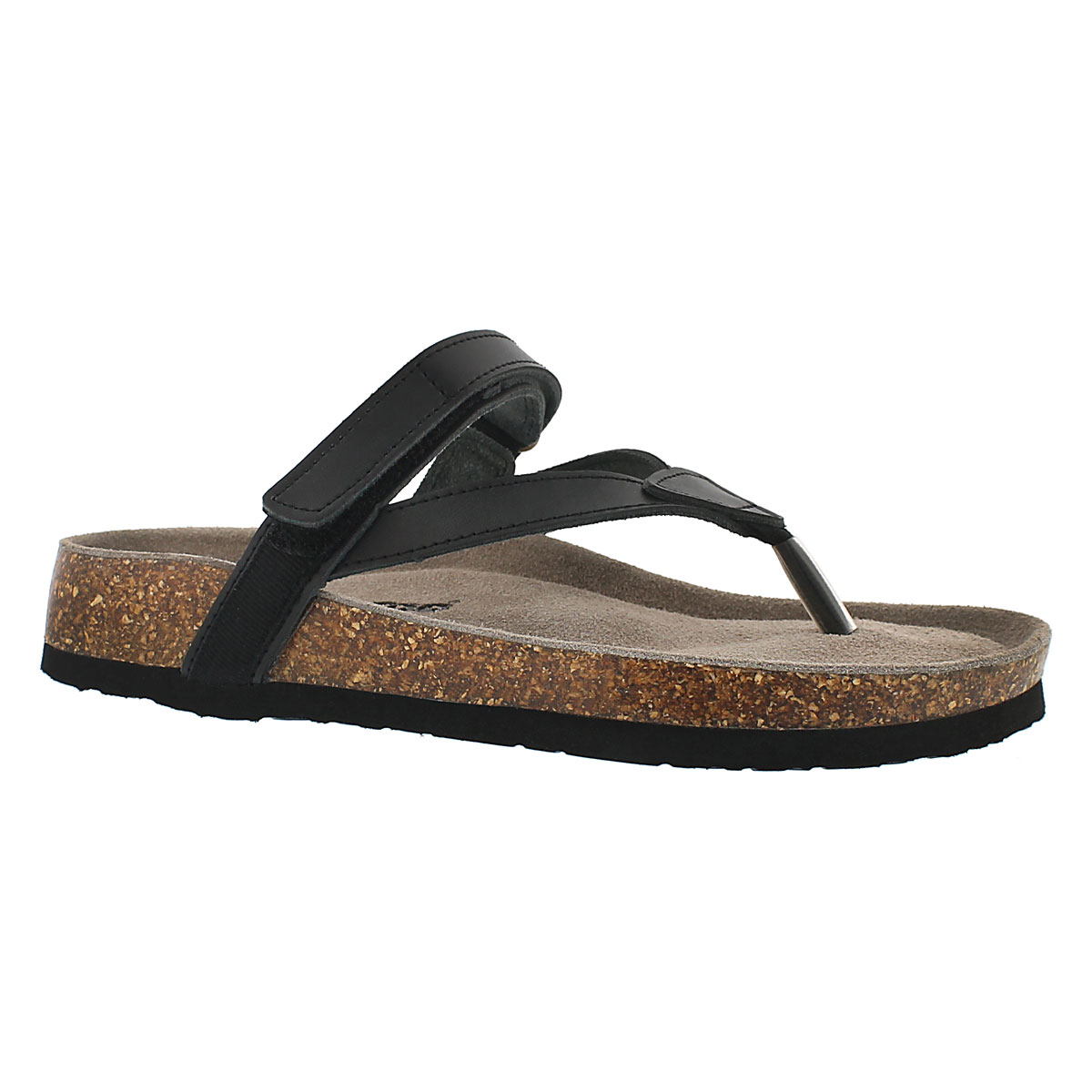 Lds Aisha black memory foam sandal