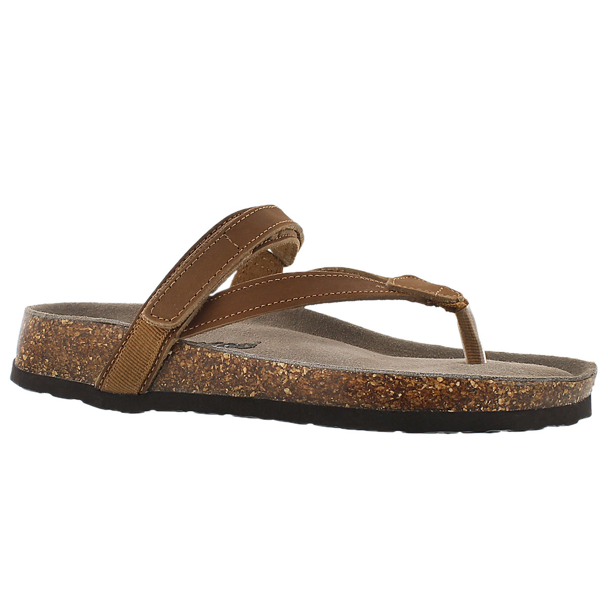 Lds Aisha tan crzy memory foam sandal