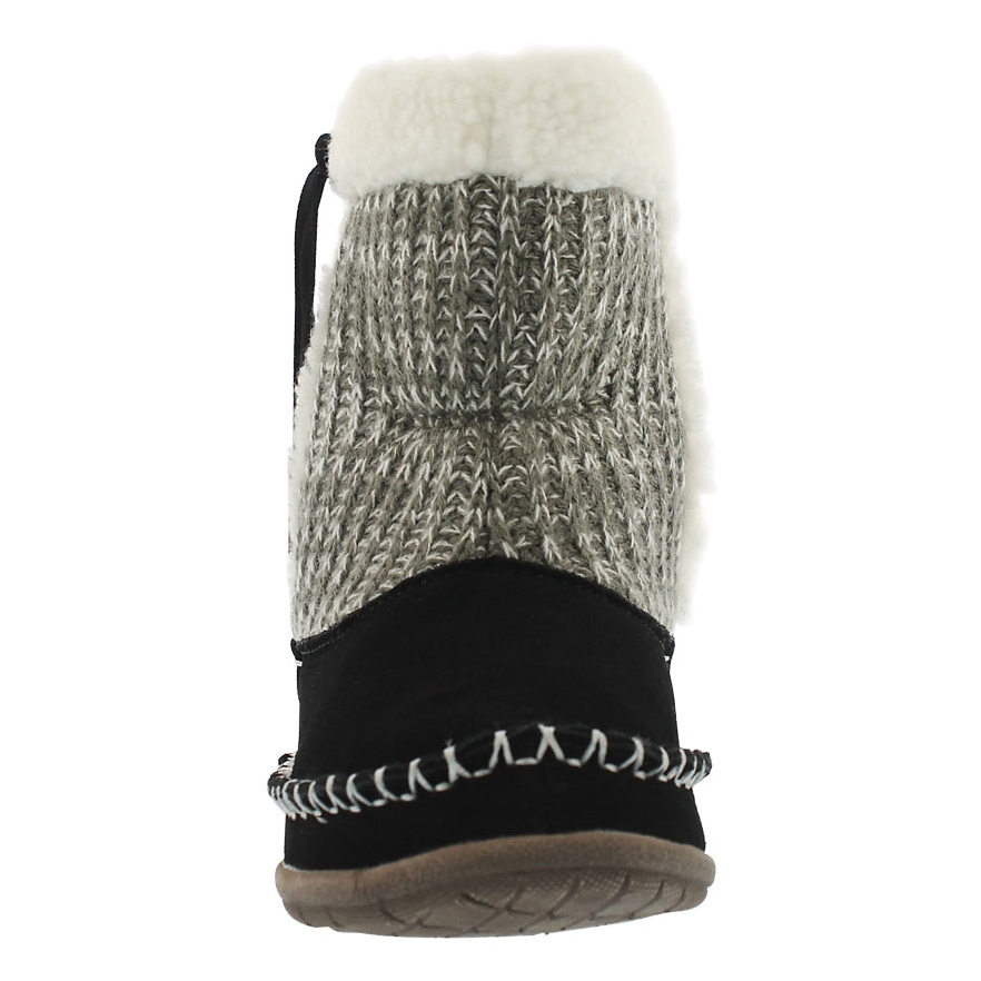 Pantoufle-bottillon Alana, noir, fem