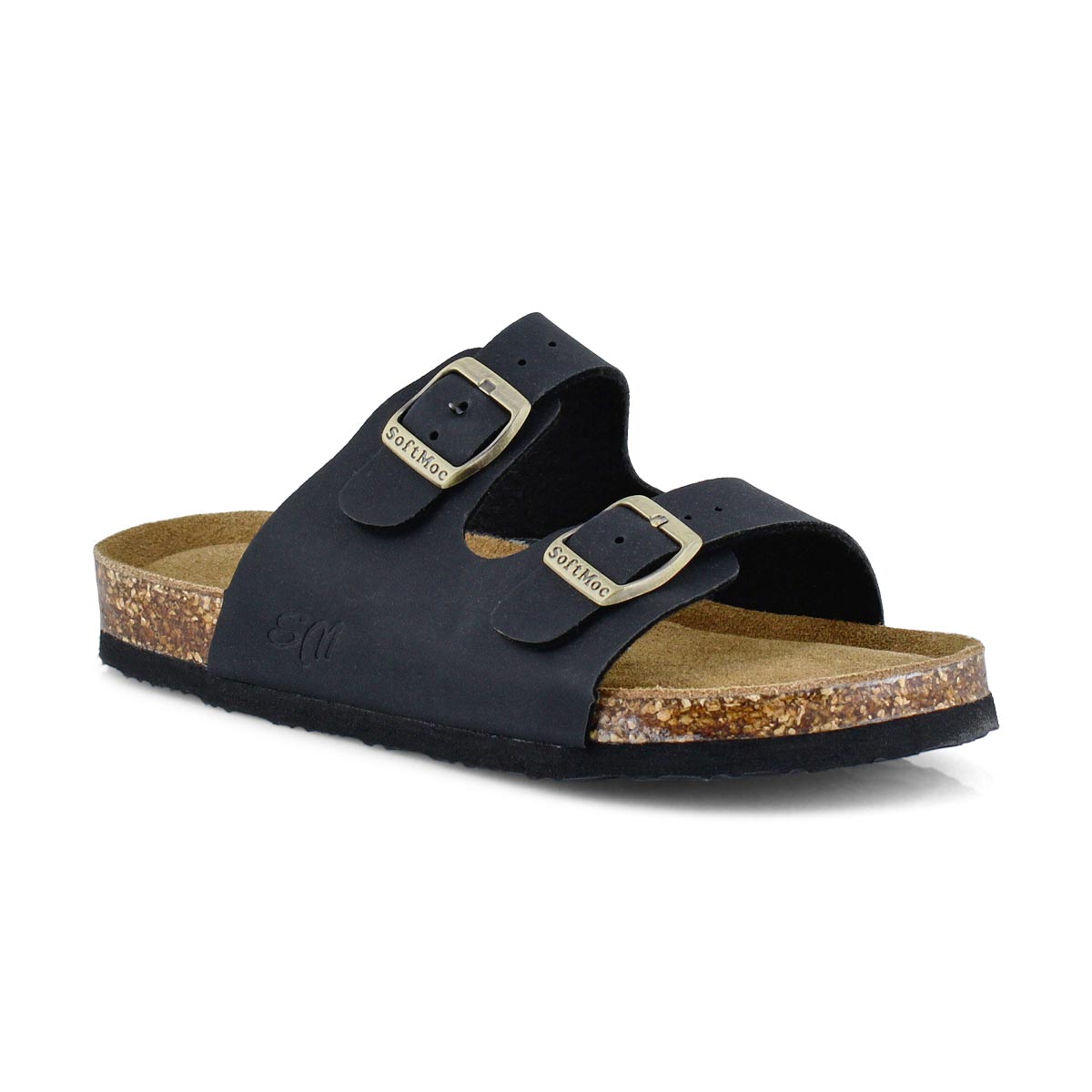Kds Alberta 6 blk crz memory foam sandal