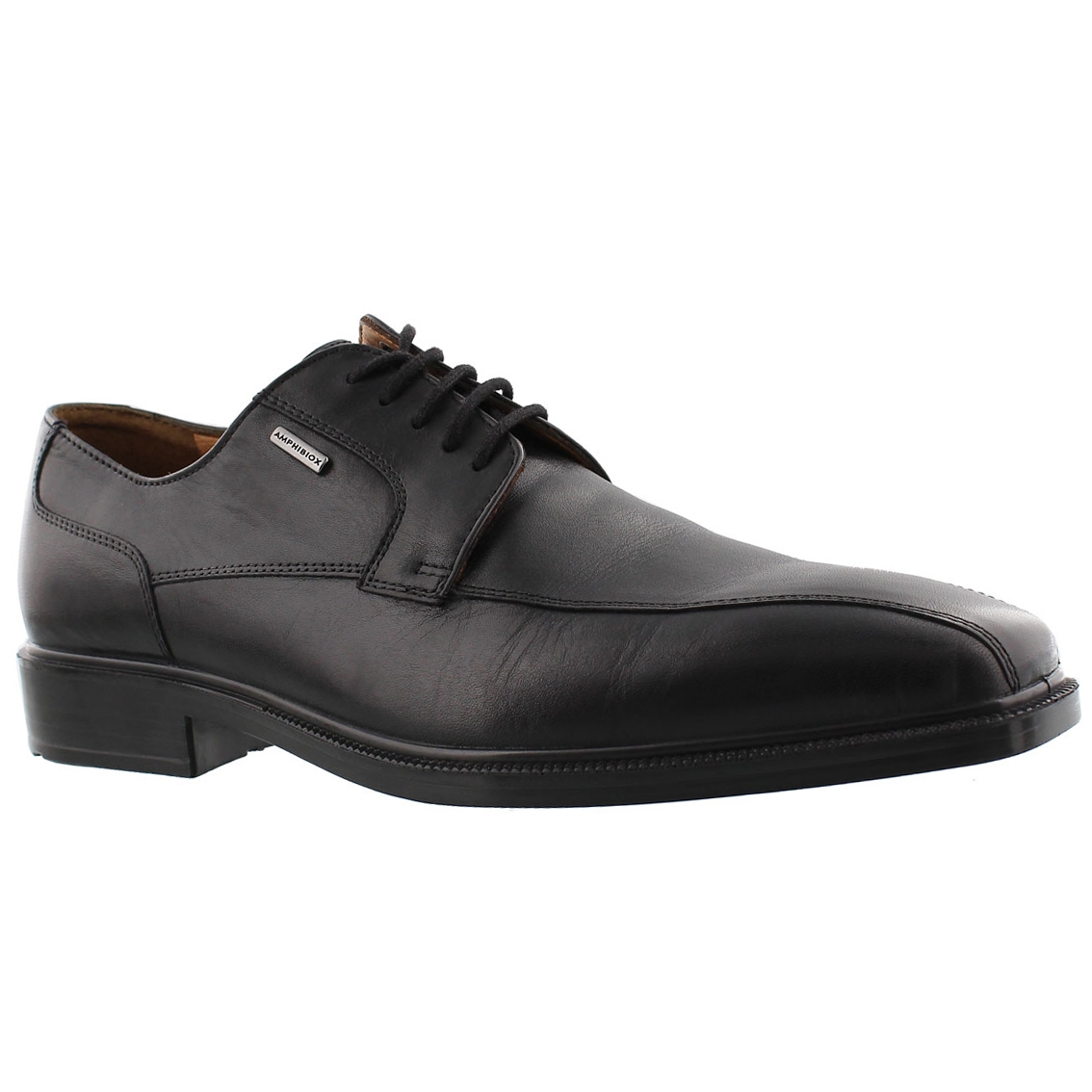 Mns Alex black W/P lace up dress oxford