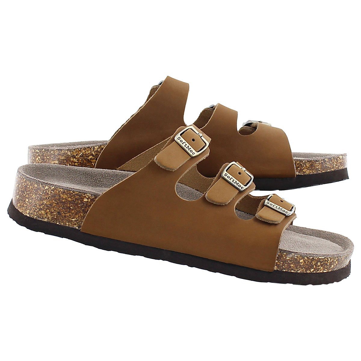 Lds Alexis 2 tan crz memory foam sandal
