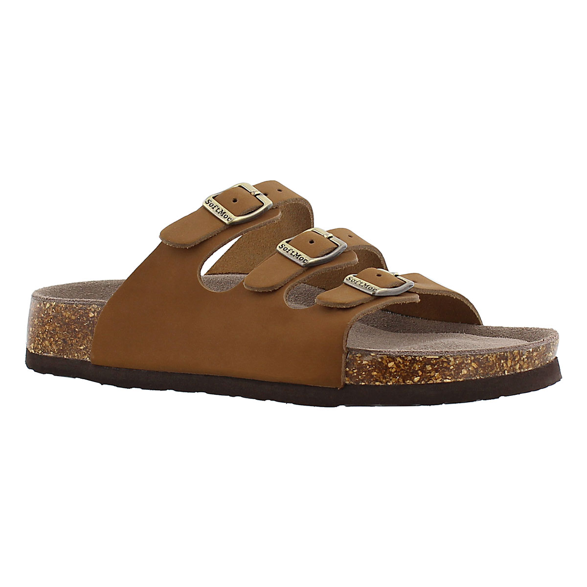 Lds Alexis 2 tan crz memory foam sandal