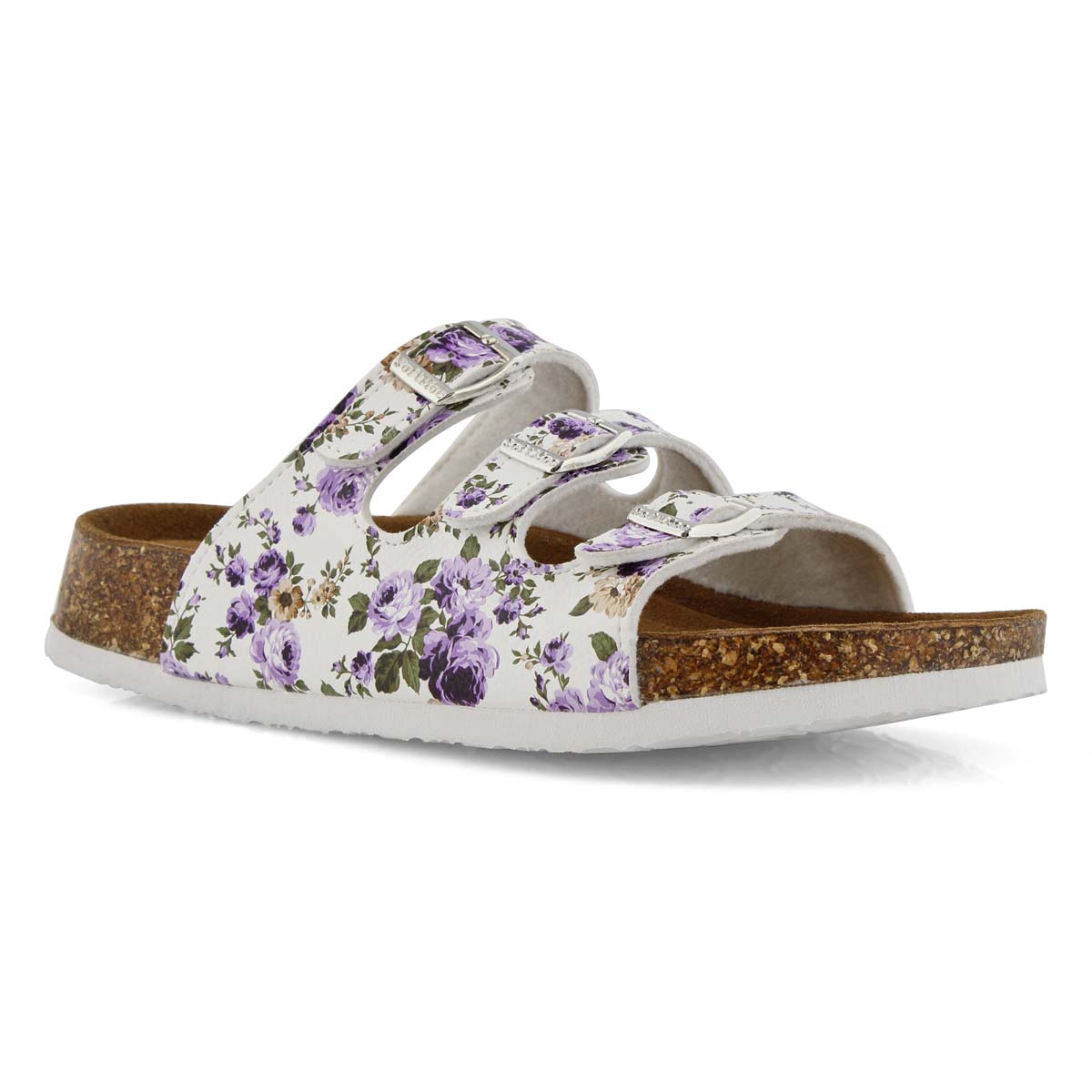 Lds Alexis 5 Flower ppl slide sandal
