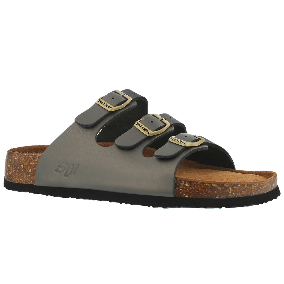 Women's ALEXIS 5 pewter memory foam sandals