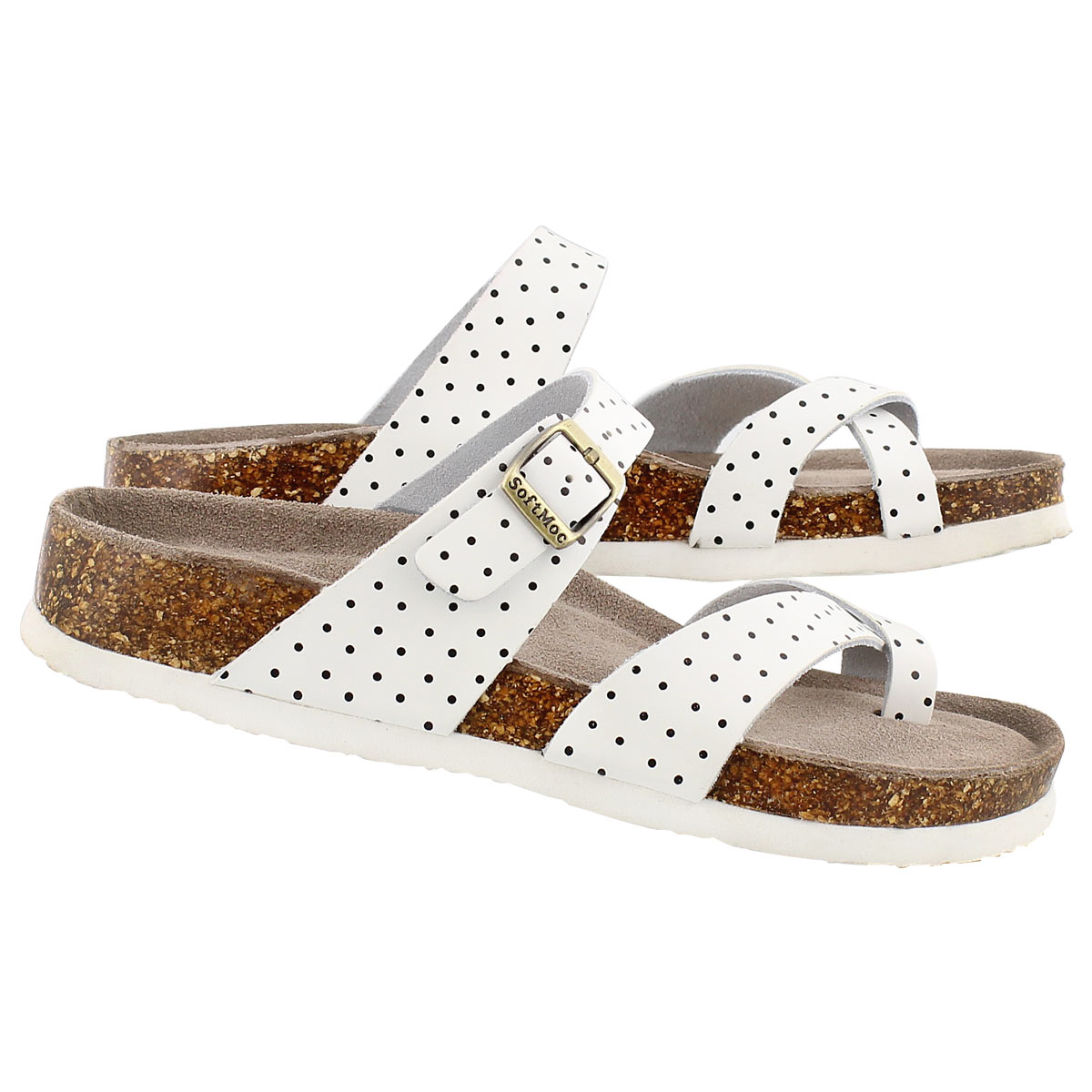 Sandale ALICIA 3, blanc/noir, femmes
