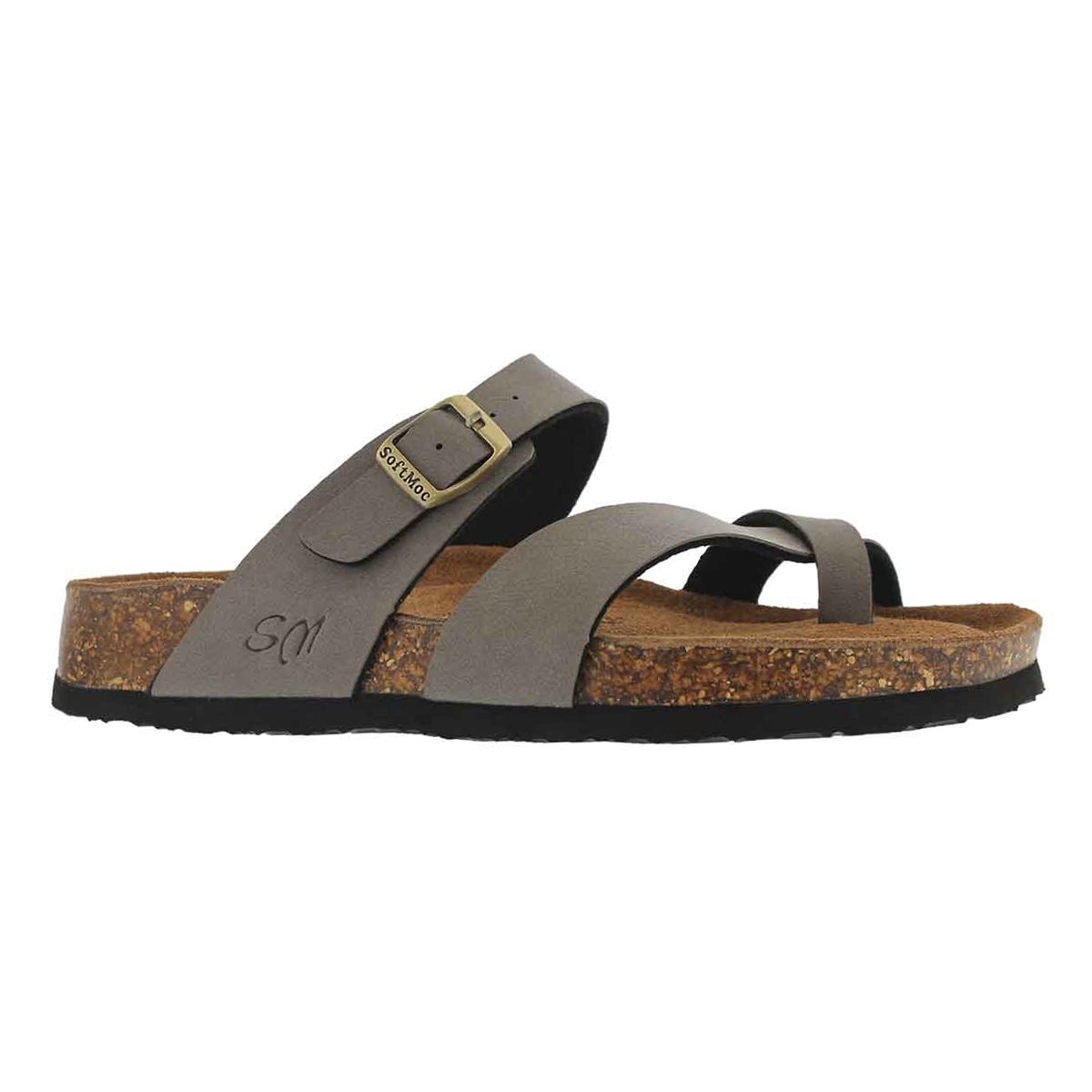 Women's ALICIA 5 PU taupe memory foam sandals