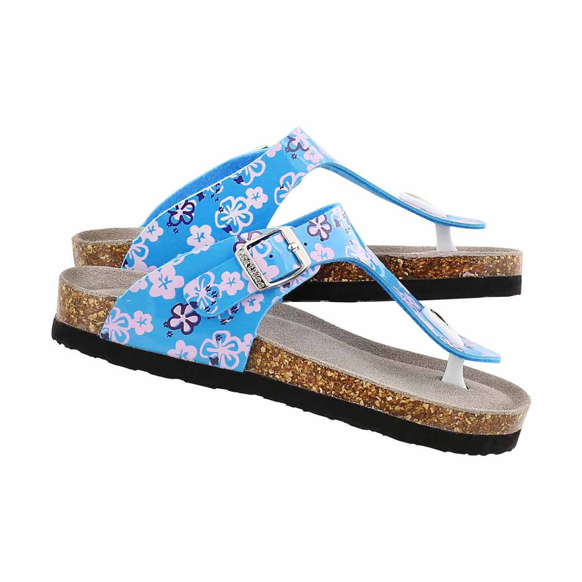 Sandale tong Alison2, bleu, filles
