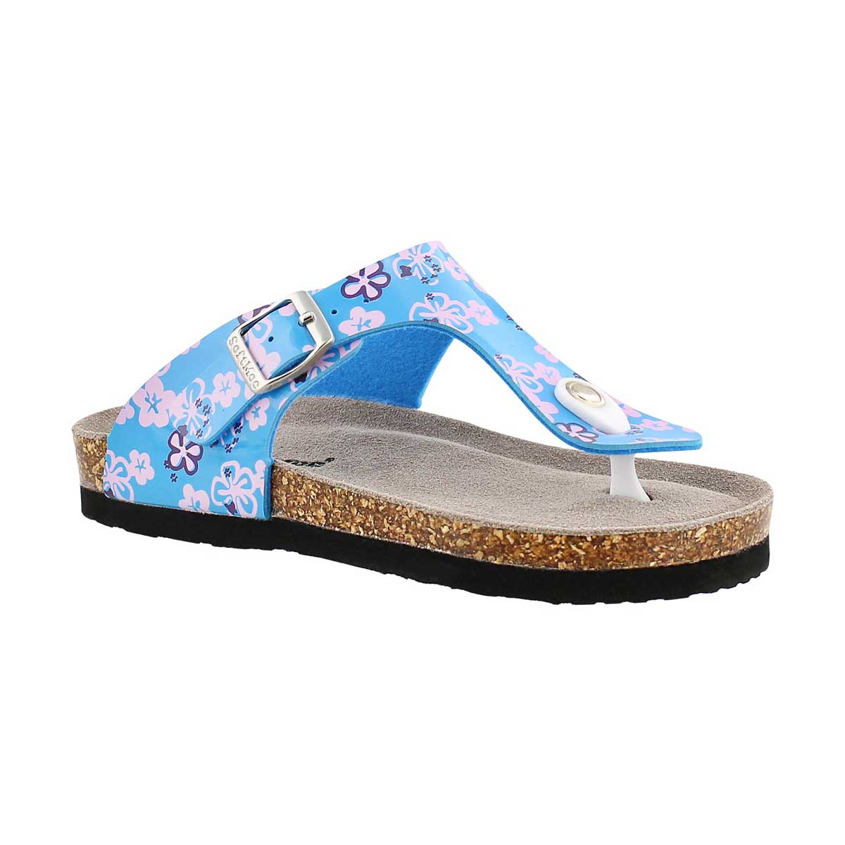 Sandale tong Alison2, bleu, filles