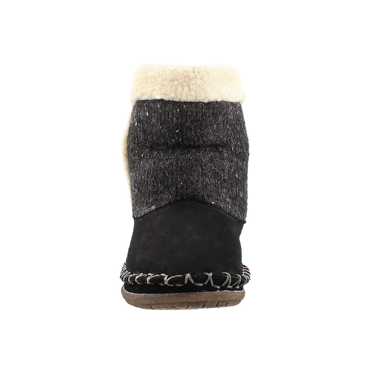 Lds Alpine black bootie slipper