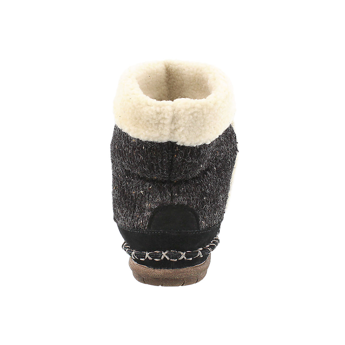 Lds Alpine black bootie slipper