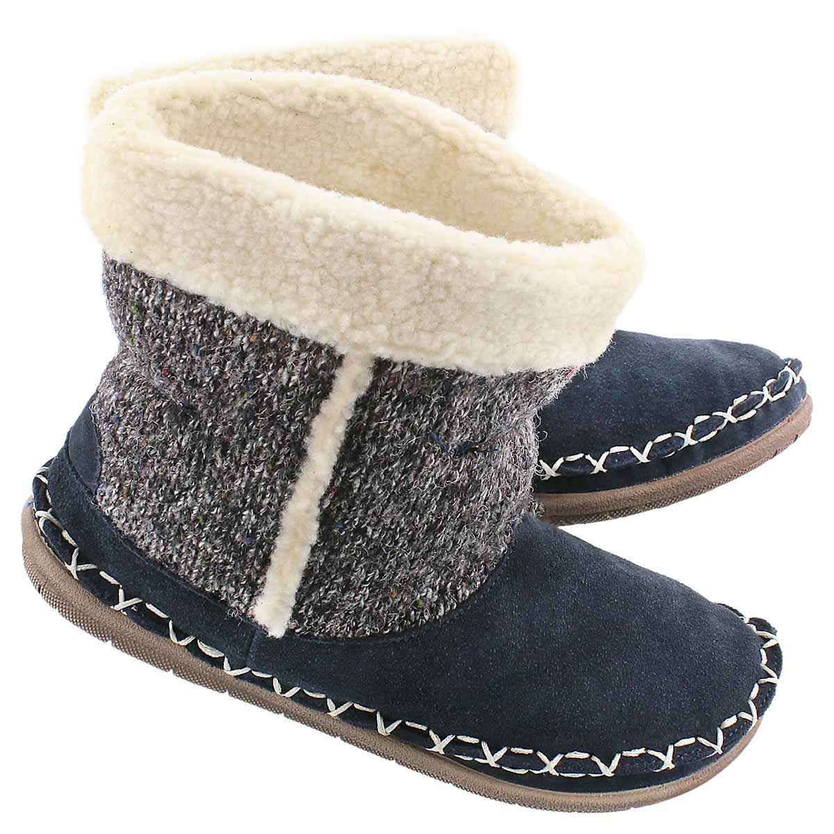 Lds Alpine navy bootie slipper