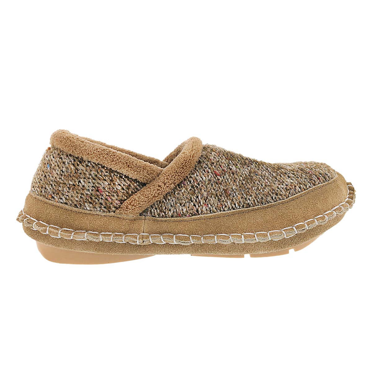Lds Amelia olive closed back slipper