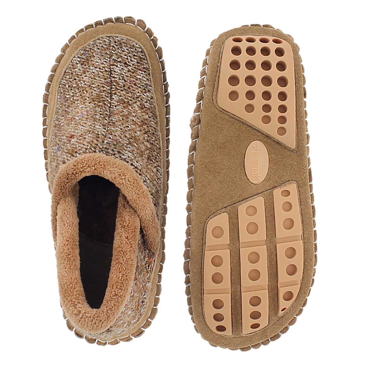 Lds Amelia olive closed back slipper