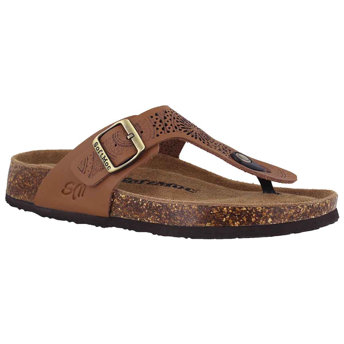 Women's ANGY 5 cgn perf memory foam thong sandals