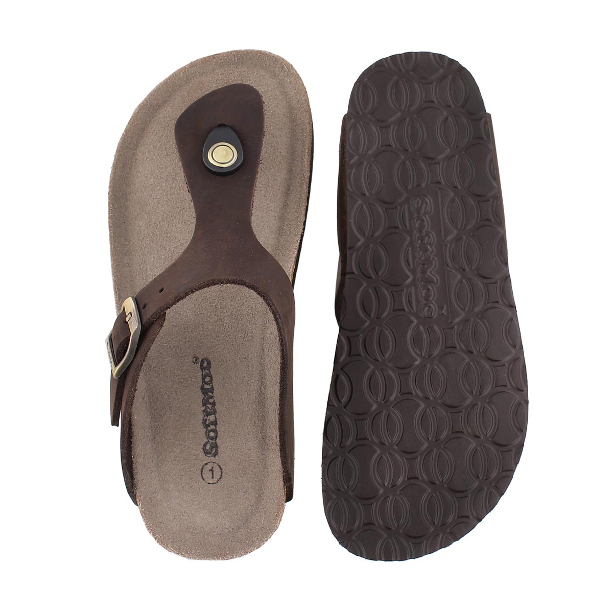 Grls Angy 3 brown crz thong sandal