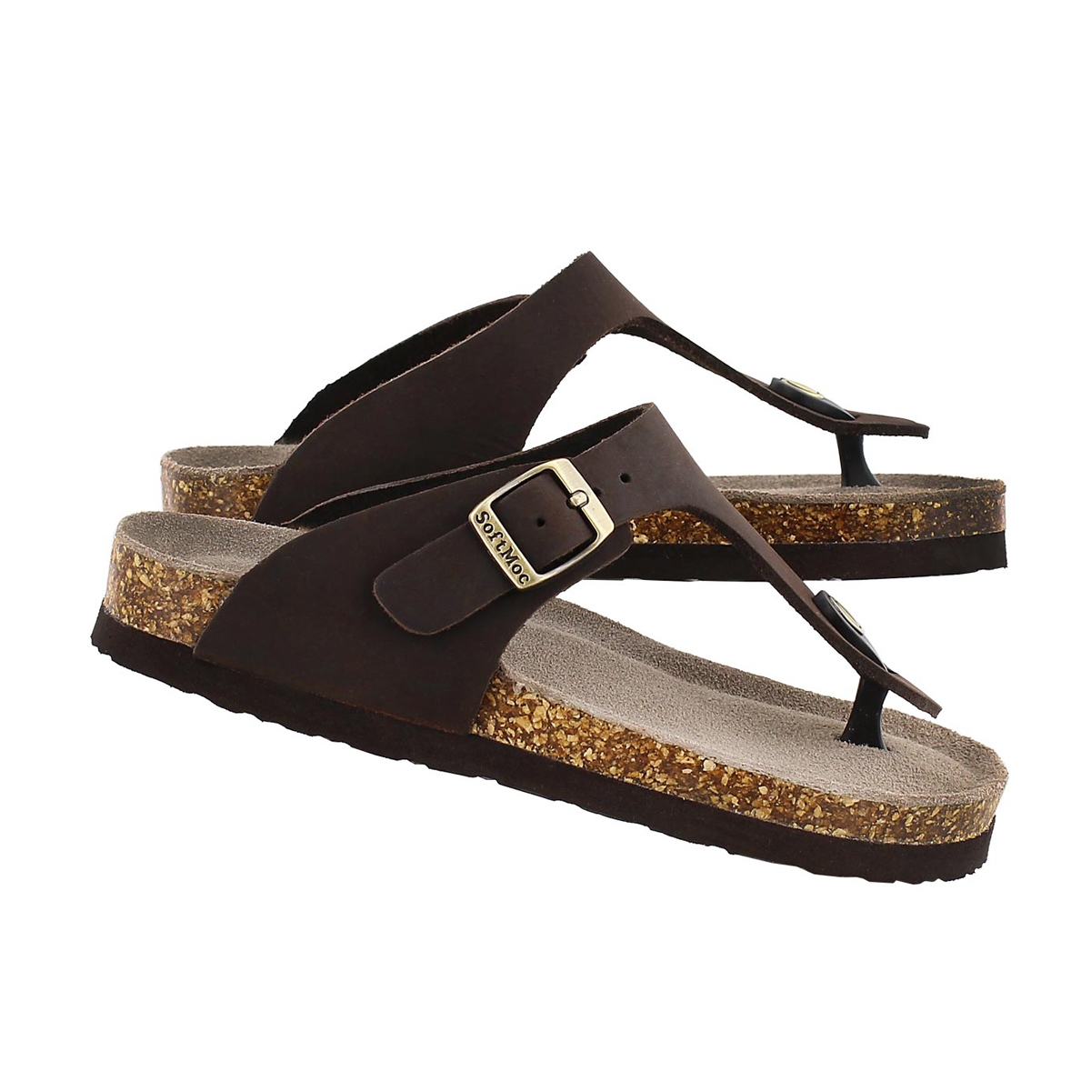 Grls Angy 3 brown crz thong sandal