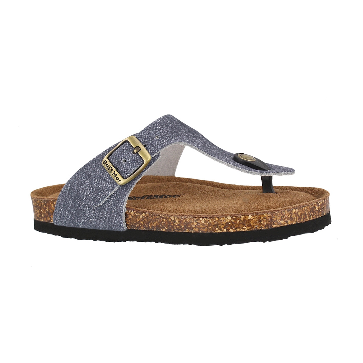 Grls Angy 5 denm memory foam thng sandal