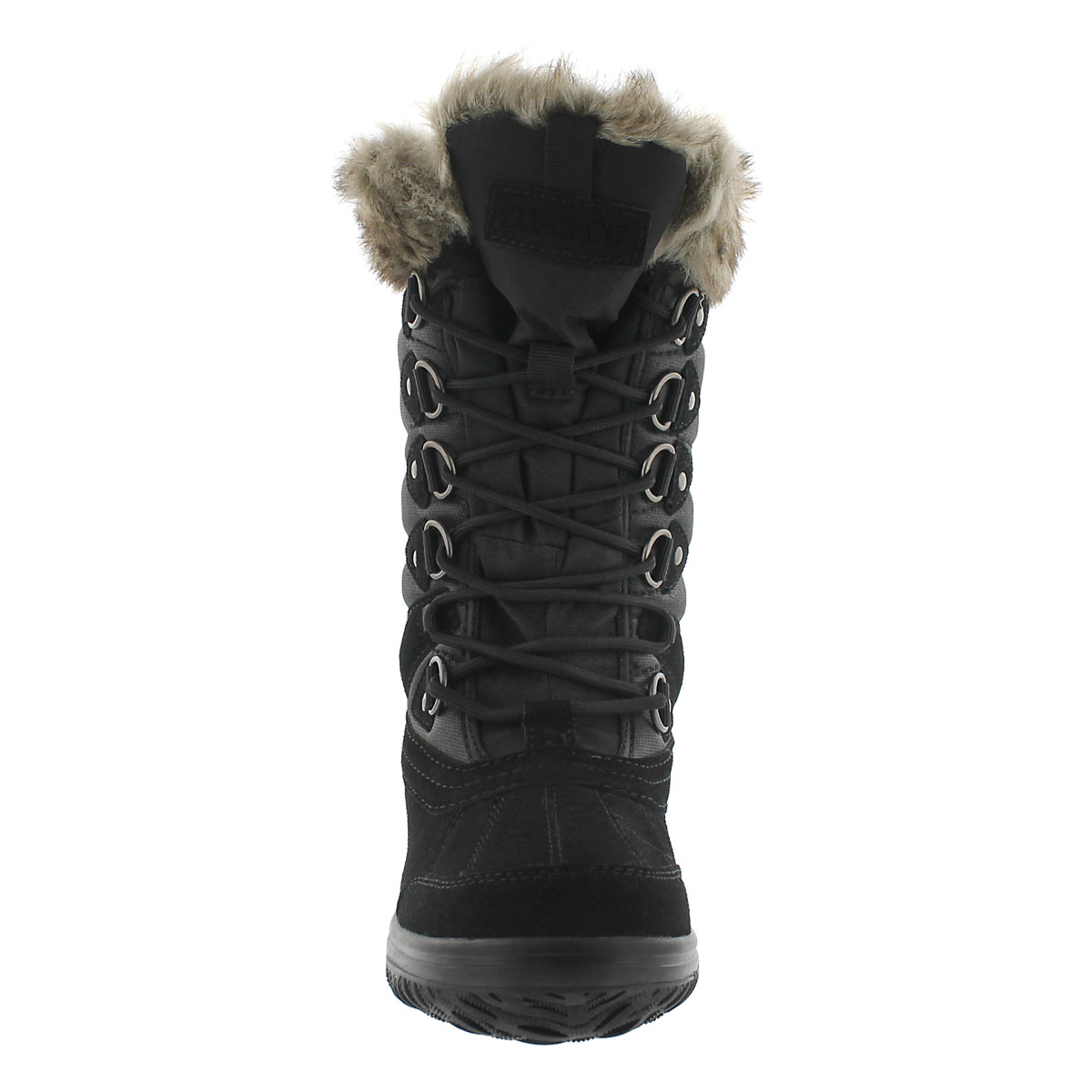 Botte d'hiver imp. Anila, noir, fem