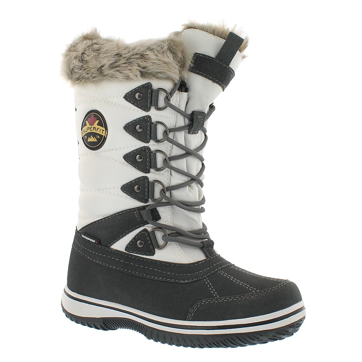 Botte hiv imp. Anila, anthrac/glace, fem