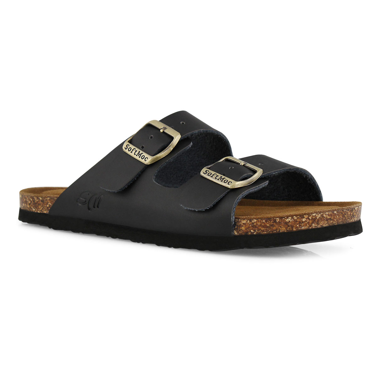 Lds Anna Slim black slide sandal