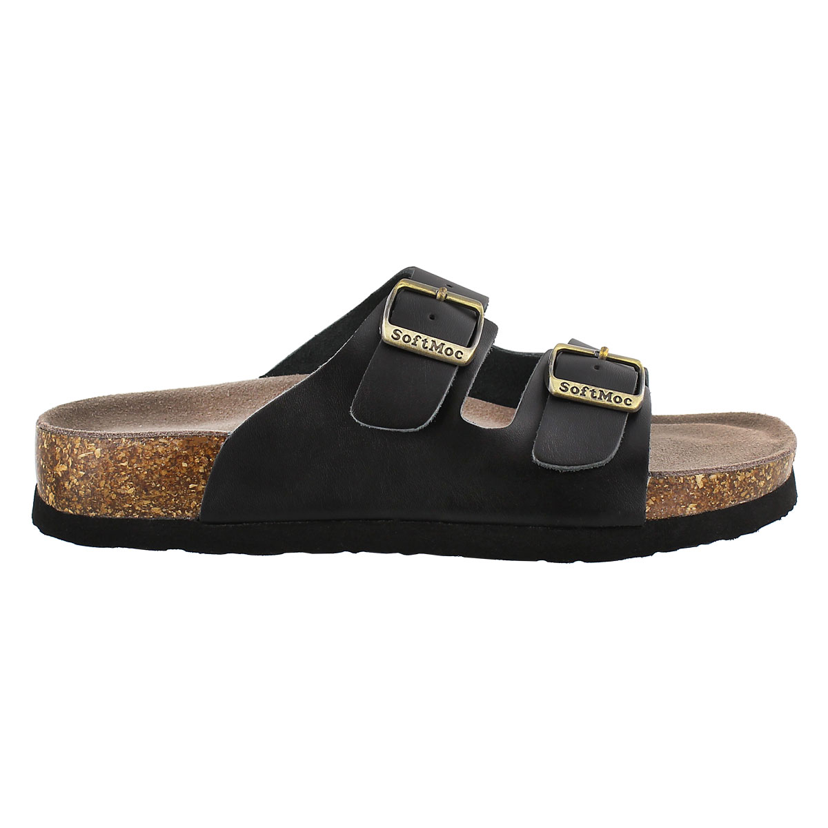 Lds Anna 3 black memory footbed sandal