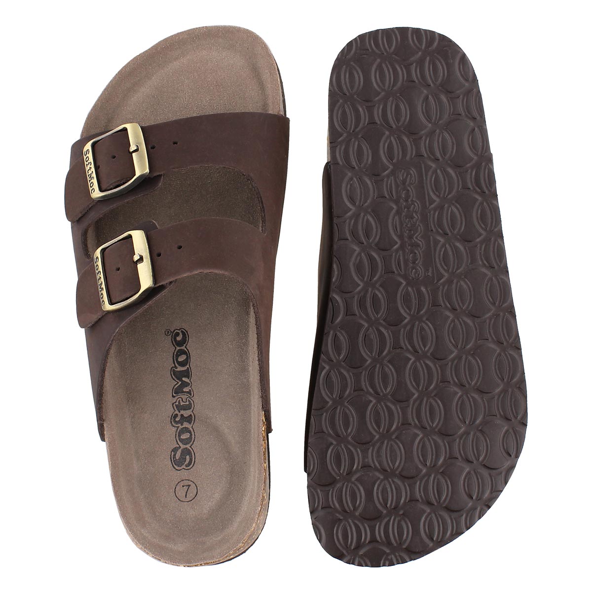 Lds Anna 3 brn crz memory footbed sandal