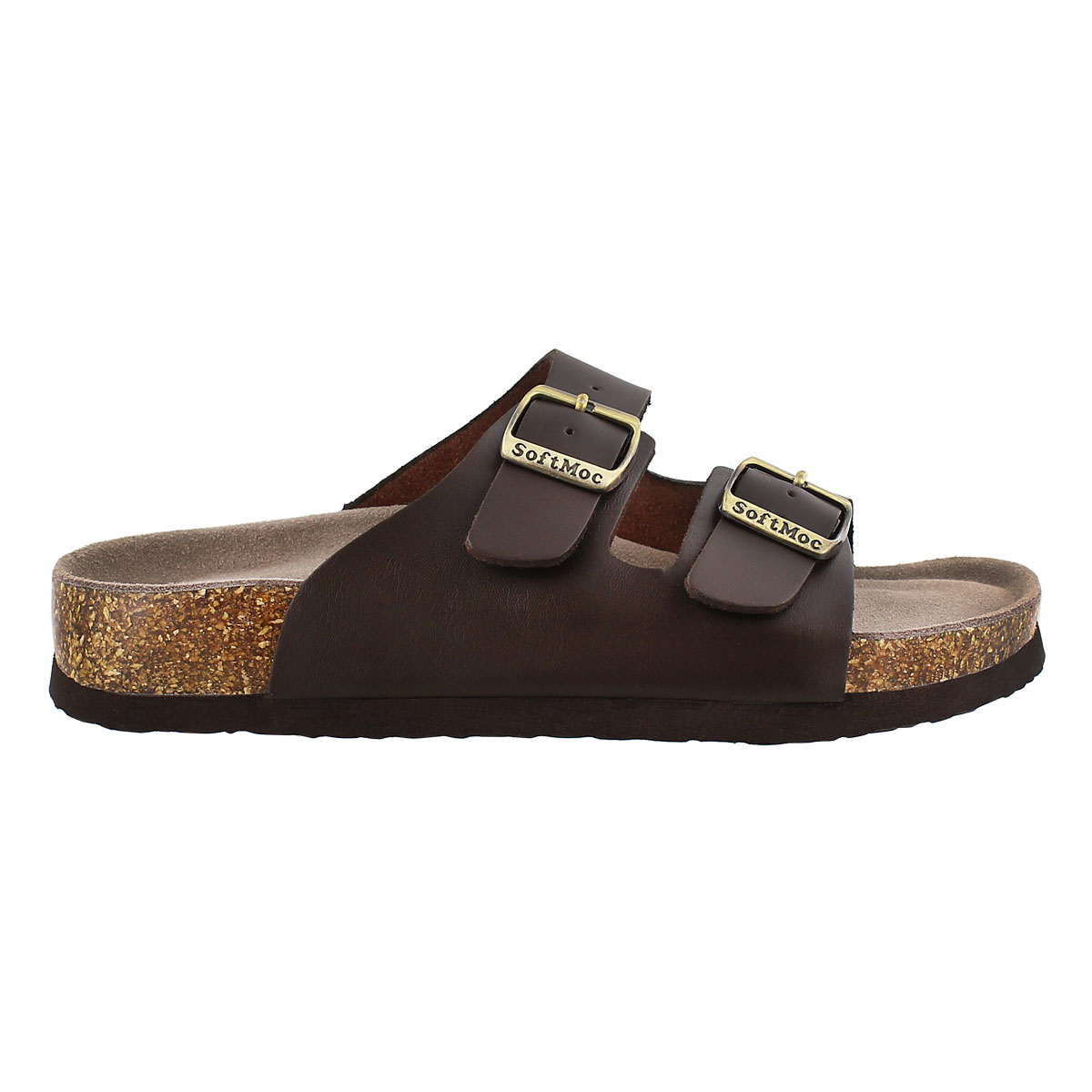 Sandale mousse visc ANNA 3, brun, fem