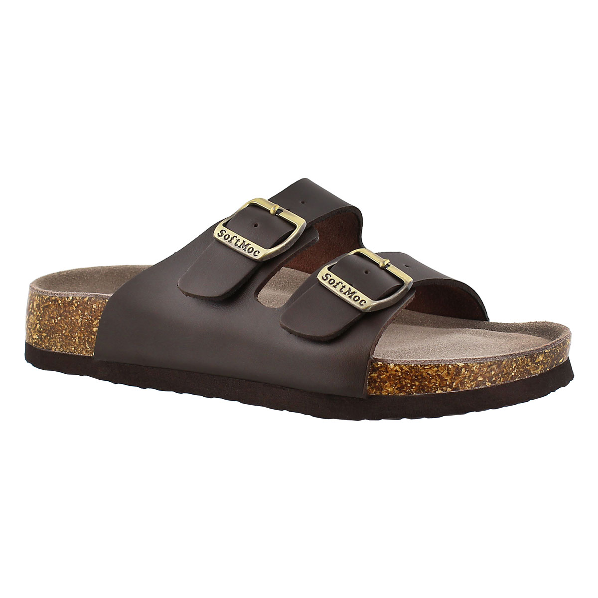 Sandale mousse visc ANNA 3, brun, fem
