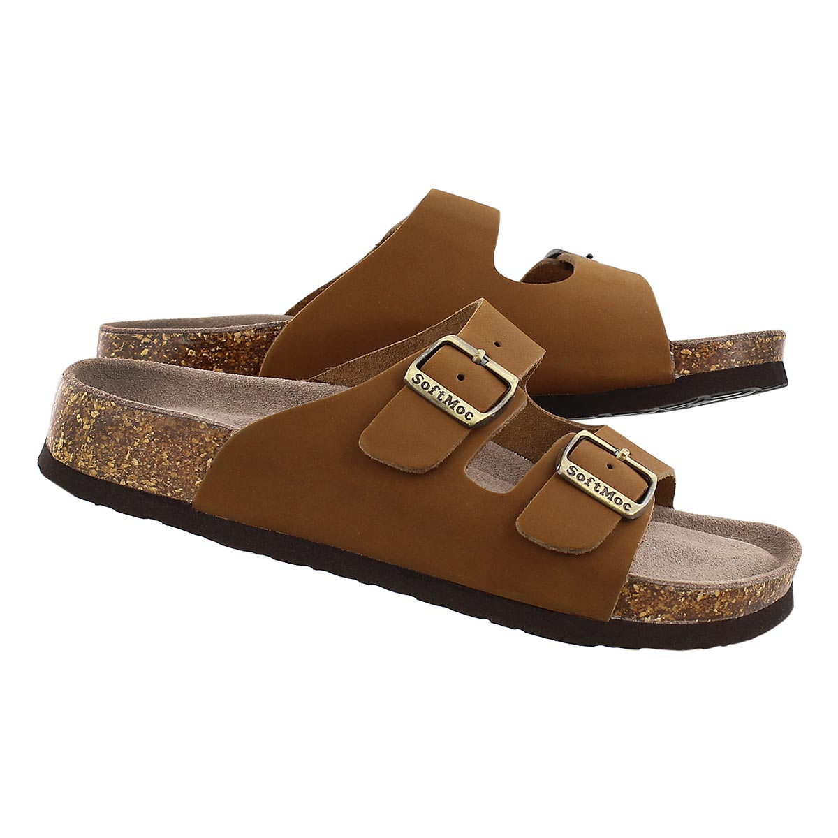 Lds Anna 3 tan crz memory footbed sandal