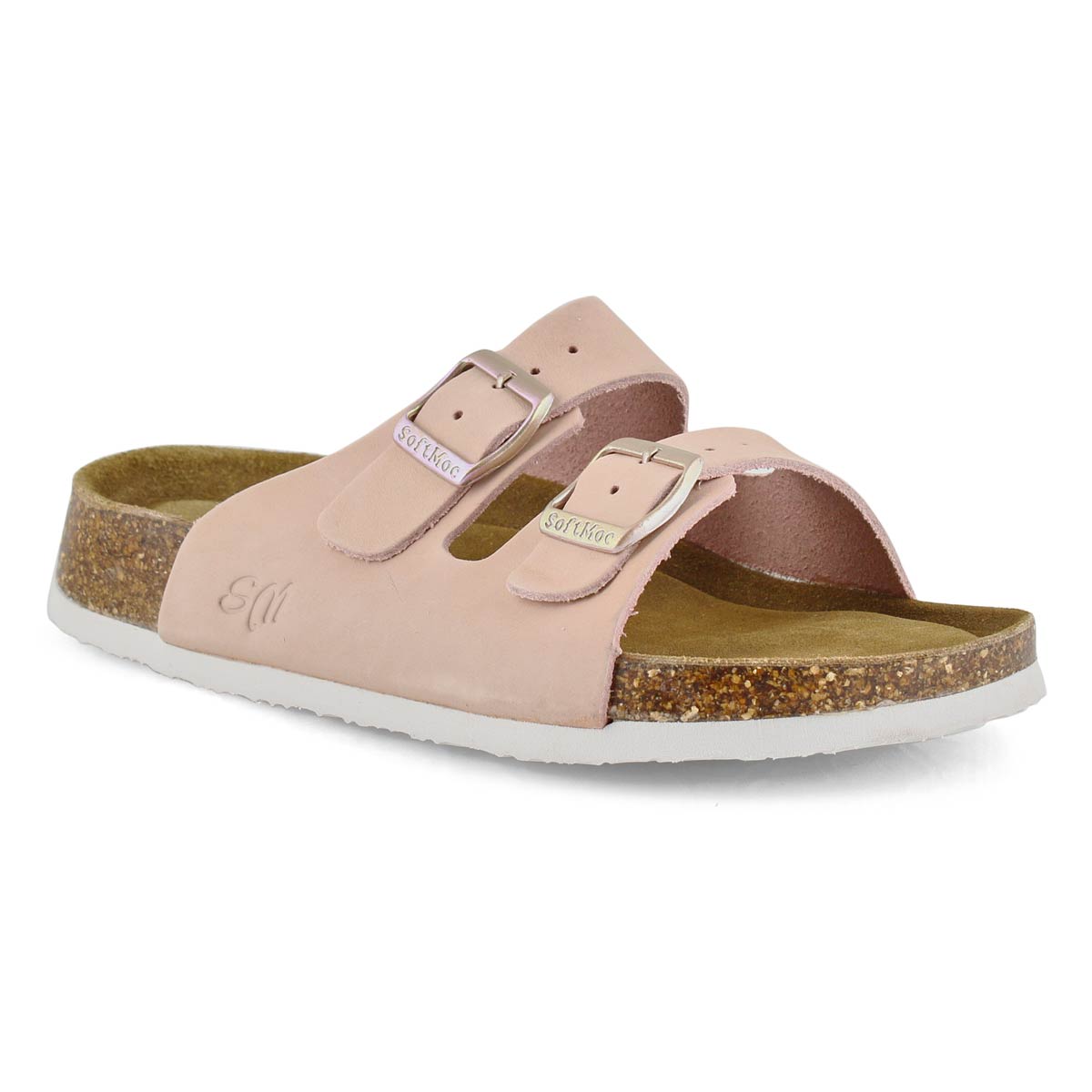 Lds Anna 5 mil pnk mem foam slide sandal