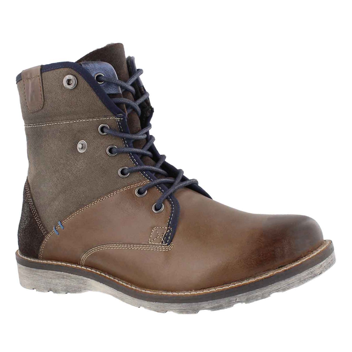 Men's ARCO brown lace up ankle boots